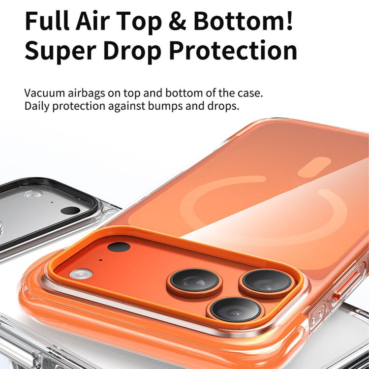 เคสโทรศัพท์อะคริลิกแม่เหล็กถุงลมนิรภัยใสสุญญากาศ สำหรับ iPhone 17 Pro Max, สำหรับ iPhone 17 Pro, สำหรับ iPhone 17