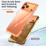 เคสโทรศัพท์อะคริลิกแม่เหล็กถุงลมนิรภัยใสสุญญากาศ สำหรับ iPhone 17 Pro Max, สำหรับ iPhone 17 Pro, สำหรับ iPhone 17