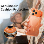 เคสโทรศัพท์อะคริลิกแม่เหล็กถุงลมนิรภัยใสสุญญากาศ สำหรับ iPhone 17 Pro Max, สำหรับ iPhone 17 Pro, สำหรับ iPhone 17