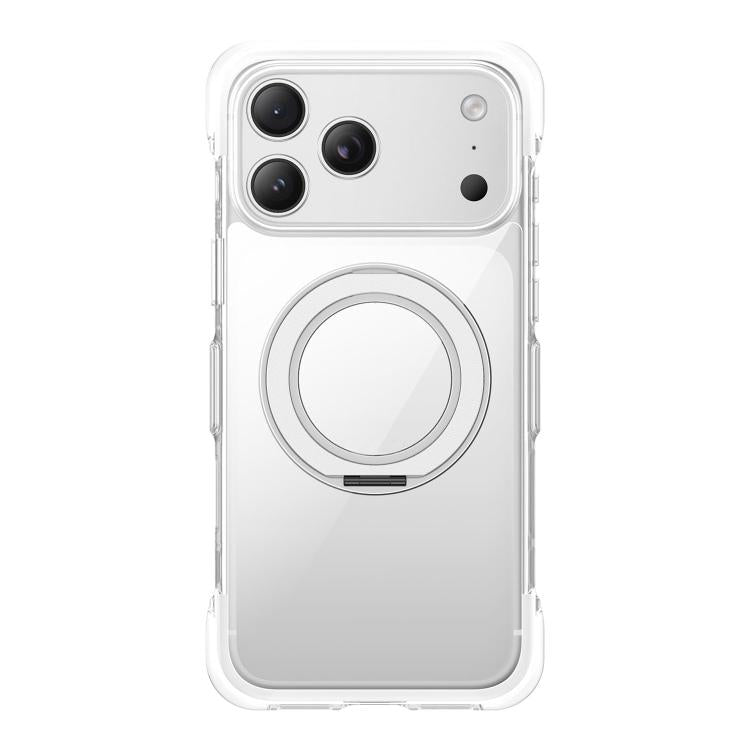 เคสโทรศัพท์อะคริลิกแม่เหล็กถุงลมนิรภัยหมุนได้สุญญากาศ สำหรับ iPhone 17 Pro Max, สำหรับ iPhone 17 Pro, สำหรับ iPhone 17
