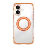 เคสโทรศัพท์อะคริลิกแม่เหล็กถุงลมนิรภัยหมุนได้สุญญากาศ สำหรับ iPhone 17 Pro Max, สำหรับ iPhone 17 Pro, สำหรับ iPhone 17