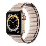 สายรัดนาฬิกาหนังกลับแม่เหล็กสี่เหลี่ยม สำหรับ Apple Watch ขนาด 46 มม. / 49 มม. / 45 มม. / 44 มม., สำหรับ Apple Watch ขนาด 42 มม. / 41 มม. / 40 มม. / 38 มม.