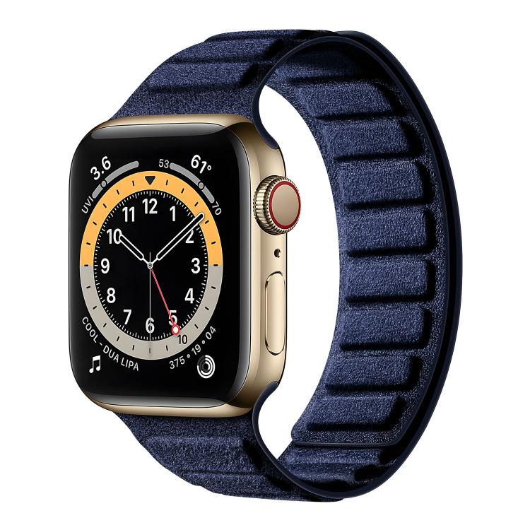 สายรัดนาฬิกาหนังกลับแม่เหล็กสี่เหลี่ยม สำหรับ Apple Watch ขนาด 46 มม. / 49 มม. / 45 มม. / 44 มม., สำหรับ Apple Watch ขนาด 42 มม. / 41 มม. / 40 มม. / 38 มม.