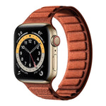 สายรัดนาฬิกาหนังกลับแม่เหล็กสี่เหลี่ยม สำหรับ Apple Watch ขนาด 46 มม. / 49 มม. / 45 มม. / 44 มม., สำหรับ Apple Watch ขนาด 42 มม. / 41 มม. / 40 มม. / 38 มม.