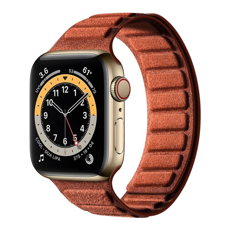 สายรัดนาฬิกาหนังกลับแม่เหล็กสี่เหลี่ยม สำหรับ Apple Watch ขนาด 46 มม. / 49 มม. / 45 มม. / 44 มม., สำหรับ Apple Watch ขนาด 42 มม. / 41 มม. / 40 มม. / 38 มม.