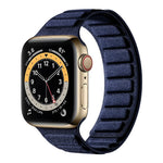 สายรัดนาฬิกาหนังกลับแม่เหล็กสี่เหลี่ยม สำหรับ Apple Watch ขนาด 46 มม. / 49 มม. / 45 มม. / 44 มม., สำหรับ Apple Watch ขนาด 42 มม. / 41 มม. / 40 มม. / 38 มม.