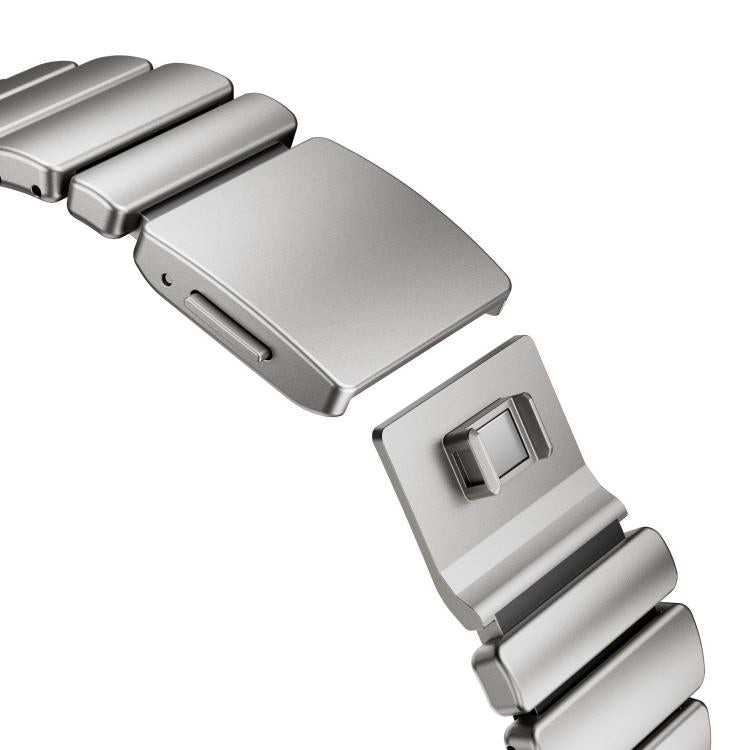 สายรัดนาฬิกาสแตนเลสซิลิโคนเม็ดเดียวพร้อมหัวเข็มขัดแม่เหล็ก สำหรับ Apple Watch ขนาด 46 มม. / 49 มม. / 45 มม. / 44 มม.