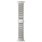 สายรัดนาฬิกาสแตนเลสซิลิโคนเม็ดเดียวพร้อมหัวเข็มขัดแม่เหล็ก สำหรับ Apple Watch ขนาด 46 มม. / 49 มม. / 45 มม. / 44 มม.