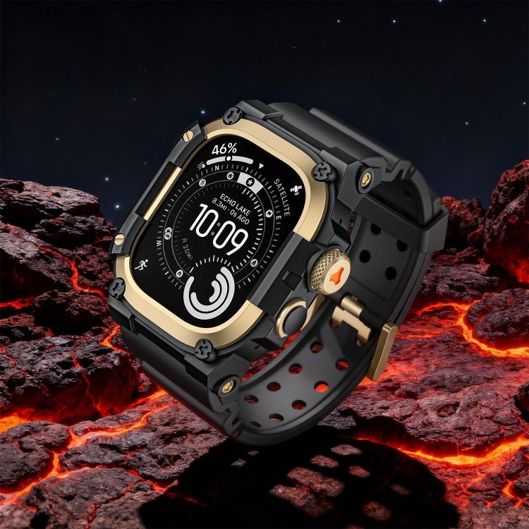 เคสป้องกันโลหะ สายนาฬิกา TPU ชิ้นเดียว สำหรับ Apple Watch Ultra 3 / Ultra 2 / Ultra 1 ขนาด 49 มม.