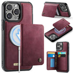CaseMe Me80 Series Detachable Wallet Magnetic RFID Vegan Leather Phone Case, For iPhone 15 Pro Max, For iPhone 15 Pro, For iPhone 15 Plus / 14 Plus, For iPhone 15, For iPhone 14, For iPhone 14 Pro, For iPhone 14 Pro Max, For iPhone 13 Pro Max          ...