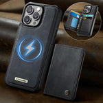 CaseMe Me80 Series Detachable Wallet Magnetic RFID Vegan Leather Phone Case, For iPhone 15 Pro Max, For iPhone 15 Pro, For iPhone 15 Plus / 14 Plus, For iPhone 15, For iPhone 14, For iPhone 14 Pro, For iPhone 14 Pro Max, For iPhone 13 Pro Max          ...