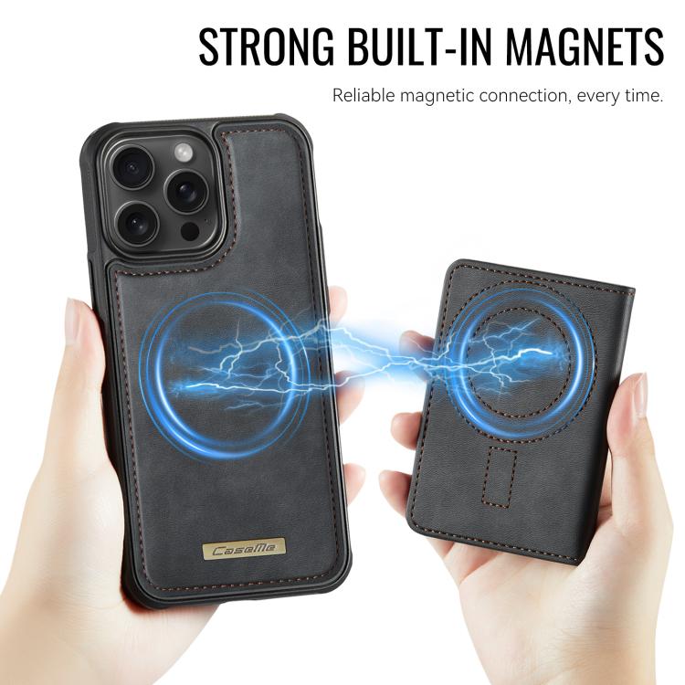 CaseMe Me80 Series Detachable Wallet Magnetic RFID Vegan Leather Phone Case, For iPhone 15 Pro Max, For iPhone 15 Pro, For iPhone 15 Plus / 14 Plus, For iPhone 15, For iPhone 14, For iPhone 14 Pro, For iPhone 14 Pro Max, For iPhone 13 Pro Max          ...