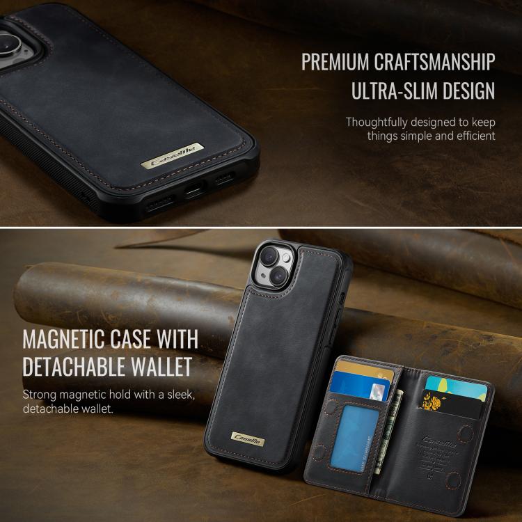 เคสหนังมังสวิรัติแม่เหล็กพร้อมกระเป๋าสตางค์ถอดได้ CaseMe Me80 Series พร้อม RFID สำหรับ iPhone 13, สำหรับ iPhone 12 / 12 Pro, สำหรับ iPhone 12 Pro Max, สำหรับ iPhone 11 Pro Max, สำหรับ iPhone 11, สำหรับ iPhone 11 Pro