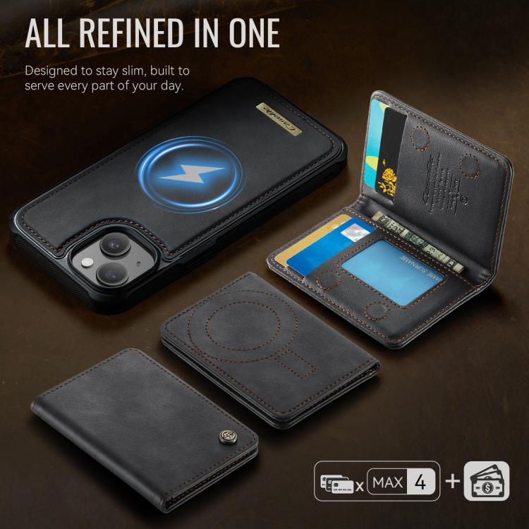 เคสหนังมังสวิรัติแม่เหล็กพร้อมกระเป๋าสตางค์ถอดได้ CaseMe Me80 Series พร้อม RFID สำหรับ iPhone 13, สำหรับ iPhone 12 / 12 Pro, สำหรับ iPhone 12 Pro Max, สำหรับ iPhone 11 Pro Max, สำหรับ iPhone 11, สำหรับ iPhone 11 Pro