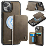 เคสหนังมังสวิรัติแม่เหล็กพร้อมกระเป๋าสตางค์ถอดได้ CaseMe Me80 Series พร้อม RFID สำหรับ iPhone 13, สำหรับ iPhone 12 / 12 Pro, สำหรับ iPhone 12 Pro Max, สำหรับ iPhone 11 Pro Max, สำหรับ iPhone 11, สำหรับ iPhone 11 Pro
