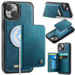 เคสหนังมังสวิรัติแม่เหล็กพร้อมกระเป๋าสตางค์ถอดได้ CaseMe Me80 Series พร้อม RFID สำหรับ iPhone 13, สำหรับ iPhone 12 / 12 Pro, สำหรับ iPhone 12 Pro Max, สำหรับ iPhone 11 Pro Max, สำหรับ iPhone 11, สำหรับ iPhone 11 Pro