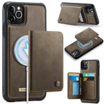 เคสหนังมังสวิรัติแม่เหล็กพร้อมกระเป๋าสตางค์ถอดได้ CaseMe Me80 Series พร้อม RFID สำหรับ iPhone 13, สำหรับ iPhone 12 / 12 Pro, สำหรับ iPhone 12 Pro Max, สำหรับ iPhone 11 Pro Max, สำหรับ iPhone 11, สำหรับ iPhone 11 Pro
