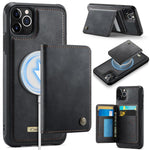 เคสหนังมังสวิรัติแม่เหล็กพร้อมกระเป๋าสตางค์ถอดได้ CaseMe Me80 Series พร้อม RFID สำหรับ iPhone 13, สำหรับ iPhone 12 / 12 Pro, สำหรับ iPhone 12 Pro Max, สำหรับ iPhone 11 Pro Max, สำหรับ iPhone 11, สำหรับ iPhone 11 Pro