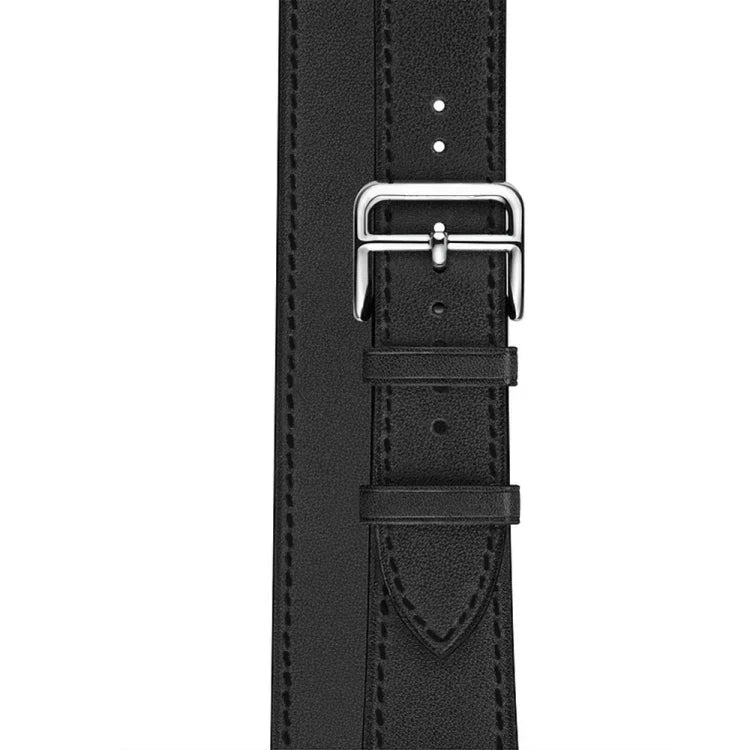 สำหรับ Apple Watch รุ่น 3 / 2 / 1 ขนาด 38 มม. สายหนังแบบห่วงคู่อเนกประสงค์