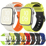 สายรัดนาฬิกาซิลิโคนสองสีแบบทแยง สำหรับ Apple Watch ขนาด 46 มม. / 49 มม. / 45 มม. / 44 มม.