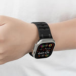 สายซิลิโคนสีเรียบสไตล์ขั้นบันไดสั่งทำ สำหรับ Apple Watch 49mm / 46mm / 45mm / 44mm