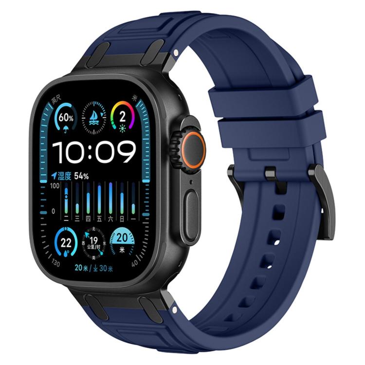 สายซิลิโคนเกราะสามชั้น สำหรับ Apple Watch 49mm / 46mm / 45mm / 44mm, สำหรับ Apple Watch 42mm / 41mm / 40mm / 38mm