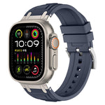 สายซิลิโคนเกราะสามชั้น สำหรับ Apple Watch 49mm / 46mm / 45mm / 44mm, สำหรับ Apple Watch 42mm / 41mm / 40mm / 38mm