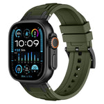 สายซิลิโคนเกราะสามชั้น สำหรับ Apple Watch 49mm / 46mm / 45mm / 44mm, สำหรับ Apple Watch 42mm / 41mm / 40mm / 38mm
