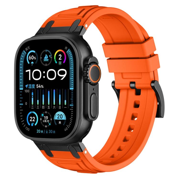 สายซิลิโคนเกราะสามชั้น สำหรับ Apple Watch 49mm / 46mm / 45mm / 44mm, สำหรับ Apple Watch 42mm / 41mm / 40mm / 38mm