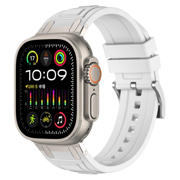 สายซิลิโคนเกราะสามชั้น สำหรับ Apple Watch 49mm / 46mm / 45mm / 44mm, สำหรับ Apple Watch 42mm / 41mm / 40mm / 38mm