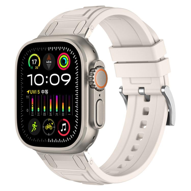 สายซิลิโคนเกราะสามชั้น สำหรับ Apple Watch 49mm / 46mm / 45mm / 44mm, สำหรับ Apple Watch 42mm / 41mm / 40mm / 38mm