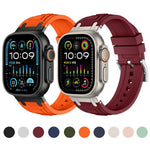 สายซิลิโคนเกราะสามชั้น สำหรับ Apple Watch 49mm / 46mm / 45mm / 44mm, สำหรับ Apple Watch 42mm / 41mm / 40mm / 38mm