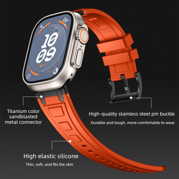 สายซิลิโคนเกราะสามชั้น สำหรับ Apple Watch 49mm / 46mm / 45mm / 44mm, สำหรับ Apple Watch 42mm / 41mm / 40mm / 38mm