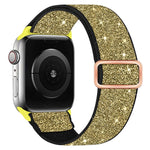 สายไนลอนยืดหยุ่นกลิตเตอร์ สำหรับ Apple Watch 49mm / 46mm / 45mm / 44mm, สำหรับ Apple Watch 42mm / 41mm / 40mm / 38mm