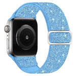 สายไนลอนยืดหยุ่นกลิตเตอร์ สำหรับ Apple Watch 49mm / 46mm / 45mm / 44mm, สำหรับ Apple Watch 42mm / 41mm / 40mm / 38mm
