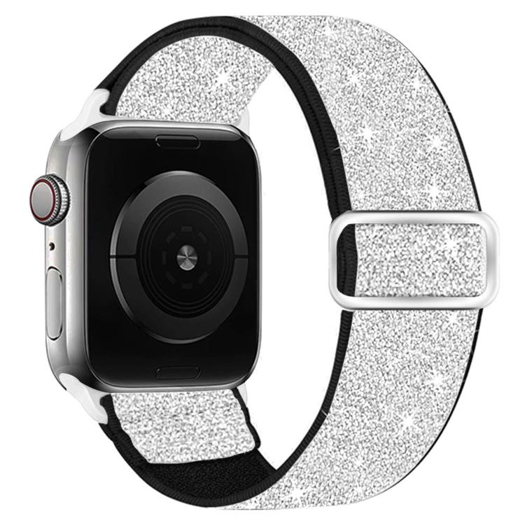 สายไนลอนยืดหยุ่นกลิตเตอร์ สำหรับ Apple Watch 49mm / 46mm / 45mm / 44mm, สำหรับ Apple Watch 42mm / 41mm / 40mm / 38mm