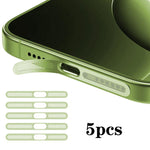 5 ชิ้น ฝาครอบฝุ่นลำโพงโลหะความหนาแน่นสูงแบบบูรณาการ สำหรับ iPhone 17
