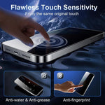 10pcs 3D Large Arc Edge Electroplated Explosion-Proof Scratch-Resistant Full-Screen 28-Degree Privacy Tempered Glass Film, For iPhone 17 Pro Max, For iPhone 17 Pro, For iPhone 17, For iPhone Air, For iPhone 16 Pro Max, For iPhone 16 Pro, For iPhone 16