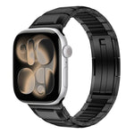 สายสแตนเลสสตีลฝังยางหลายเหลี่ยม สำหรับ Apple Watch 46mm / 49mm / 45mm / 44mm, สำหรับ Apple Watch 42mm / 41mm / 40mm / 38mm