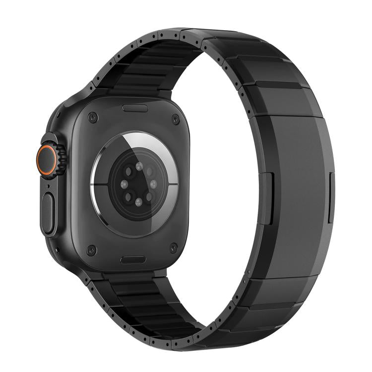 สายสแตนเลสสตีลสองโทนโค้งพร้อมหัวปลดล็อกด้านข้าง สำหรับ Apple Watch 49mm / 46mm / 45mm / 44mm, สำหรับ Apple Watch 42mm / 41mm / 40mm / 38mm
