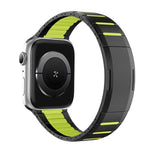 สายสแตนเลสสตีลสองโทนโค้งพร้อมหัวปลดล็อกด้านข้าง สำหรับ Apple Watch 49mm / 46mm / 45mm / 44mm, สำหรับ Apple Watch 42mm / 41mm / 40mm / 38mm