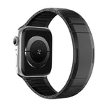 สายสแตนเลสสตีลสองโทนโค้งพร้อมหัวปลดล็อกด้านข้าง สำหรับ Apple Watch 49mm / 46mm / 45mm / 44mm, สำหรับ Apple Watch 42mm / 41mm / 40mm / 38mm