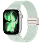 สายรัดนาฬิกาไนลอนยืดหยุ่นแบบหัวเข็มขัดแม่เหล็กคู่ สำหรับ Apple Watch 49mm / 46mm / 45mm / 44mm, สำหรับ Apple Watch 42mm / 41mm / 40mm / 38mm