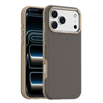 เคสโทรศัพท์แม่เหล็กกันกระแทกลายคาร์บอนไฟเบอร์เคฟลาร์ Mocome สำหรับ iPhone 17 Pro Max