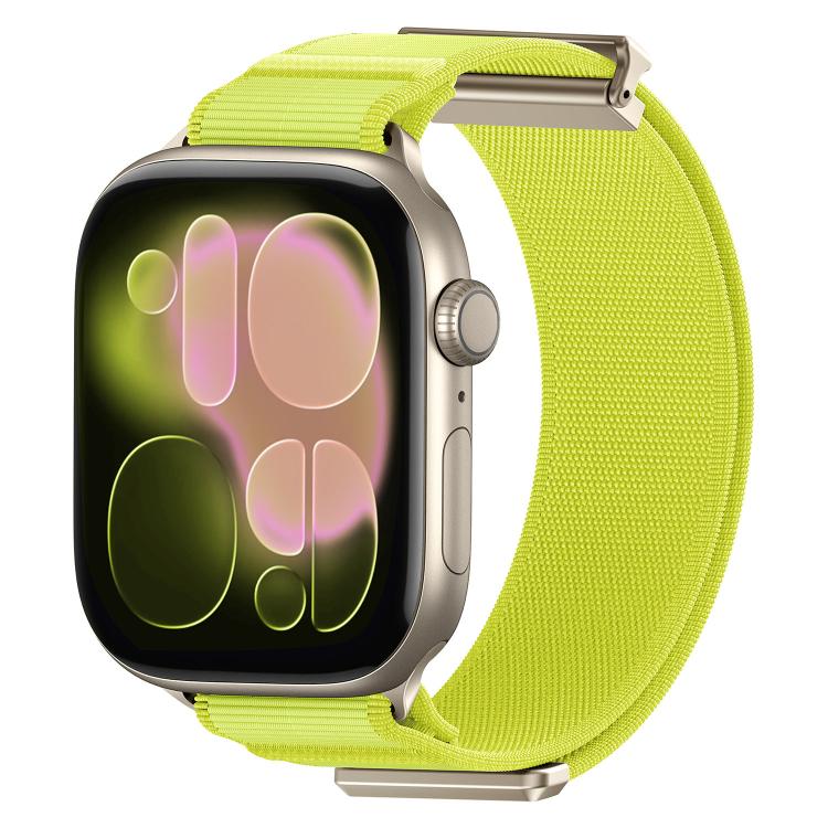 สายรัดนาฬิกาไนลอนหัวแม่เหล็กแบบข้อพับคู่ สำหรับ Apple Watch 49mm / 46mm / 45mm / 44mm, สำหรับ Apple Watch 42mm / 41mm / 40mm / 38mm