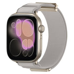 สายรัดนาฬิกาไนลอนหัวแม่เหล็กแบบข้อพับคู่ สำหรับ Apple Watch 49mm / 46mm / 45mm / 44mm, สำหรับ Apple Watch 42mm / 41mm / 40mm / 38mm