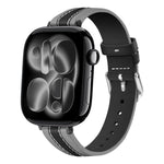 สายรัดนาฬิกาหนังแท้เย็บผสม สำหรับ Apple Watch 46mm / 49mm / 45mm / 44mm, สำหรับ Apple Watch 42mm / 41mm / 40mm / 38mm