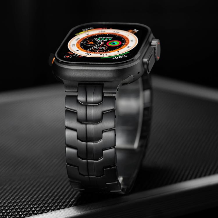 สายรัดนาฬิกาโลหะไทเทเนียมแม่เหล็ก Iron Man สำหรับ Apple Watch 46mm / 49mm / 45mm / 44mm