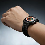 สายรัดนาฬิกาโลหะไทเทเนียมแม่เหล็ก Iron Man สำหรับ Apple Watch 46mm / 49mm / 45mm / 44mm