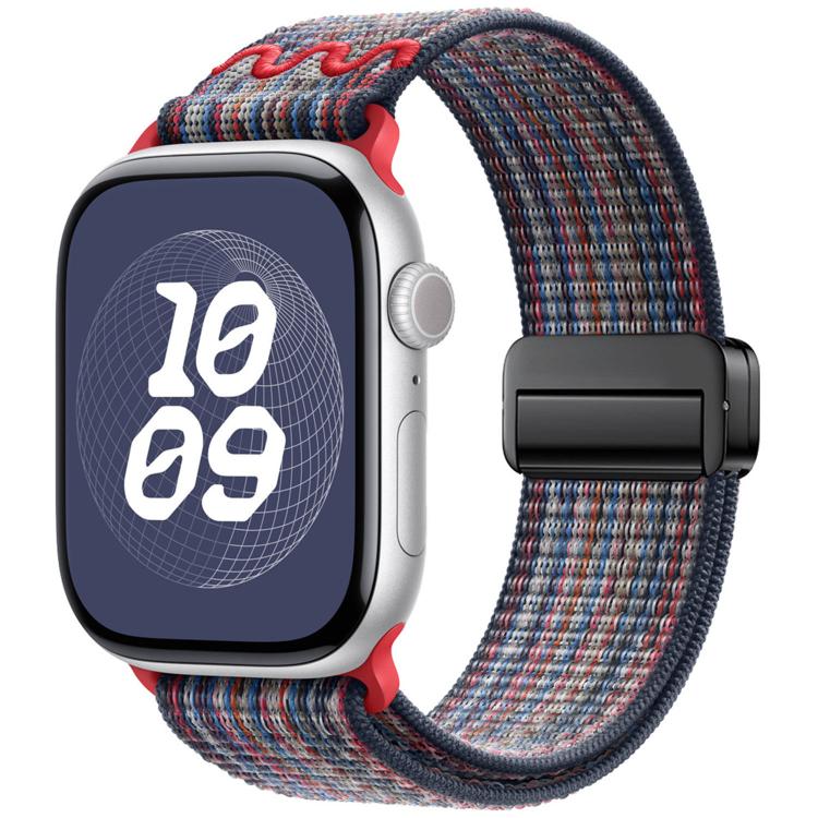 สายรัดนาฬิกาไนลอนแบบห่วงล็อคแม่เหล็ก สำหรับ Apple Watch 46mm / 49mm / 45mm / 44mm, สำหรับ Apple Watch 42mm / 41mm / 40mm / 38mm